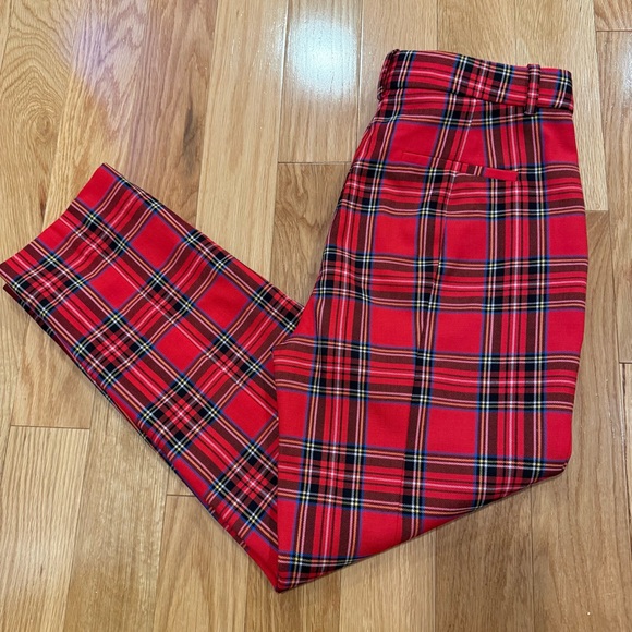 High-rise Cameron pant in red Stewart tartan - Picture 4 of 5